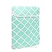 TopCase Hot Blue/Turquoise Quatrefoil/Moroccan Trellis Sleeve Bag Case Cover for All Laptops 13-inch 13