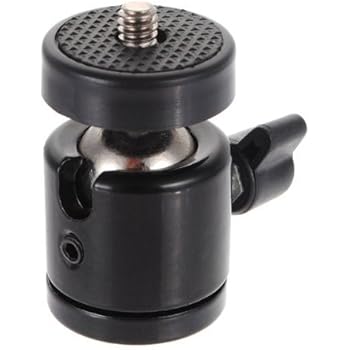 BESTEAM 360 Degree Swivel Mini Tripod Ball Head with 1/4" Screw Thread Base for DSLR Camera Camcorder