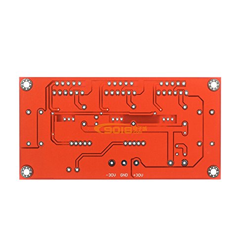 LM3886 X3 150W parallel single channel power amplifier board PCB