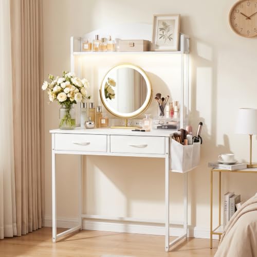 Freestanding Ladder Desks with Power Outlets