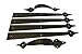 Decorative Garage Door Hardware Kit - Dummy Hinges Pulls Carriage Door