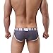 Men's Underwear,Neartime Thin Boxers Light Men Shorts Briefs Musical Note Type (L, Gray)