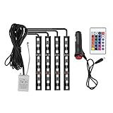 YITAMOTOR 10x 12V Car Motorcycle 30CM 15SMD LED Waterproof Flexible Pure Red Light Strip