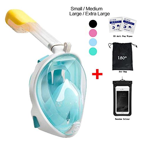 Buy Snorkel Mask Full View 180 Degree Full Face Snorkeling Snorkel