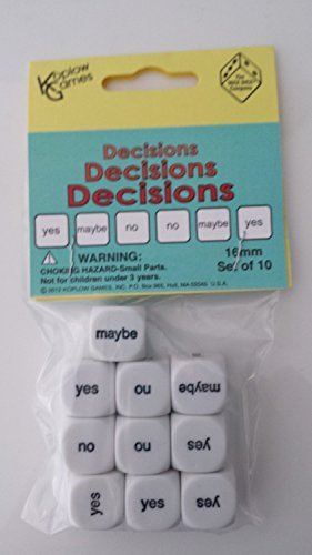 Decisions Dice Set of 10
