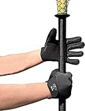 Kayak Gloves - Full Finger Black Rowing Gloves with