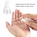 Medicook 6pcs 20ml Sterile Airless Pump Bottle Matte Lotion Bottles Easy to Carry for Travel