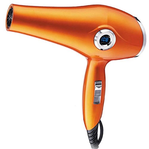 Hair Dryer Fashionable Home Hair Dryer High Power Light Hairdressing Hair Dryer,Orange