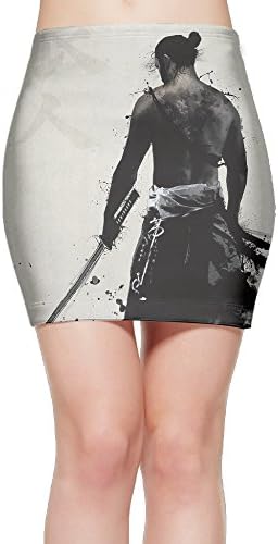 Ronin Japanese Warrior Womens Mini Bodycon Skirt Sexy