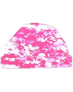 Pink Digital Camo Cotton Baby Cap