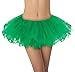Green Tulle Tutu For Adults - One Size Fits All (Pack Of 1) - Perfect For Parties & Performances
