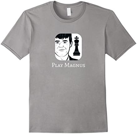 Play Magnus: Official Logo T-Shirt - Male Large - Slate