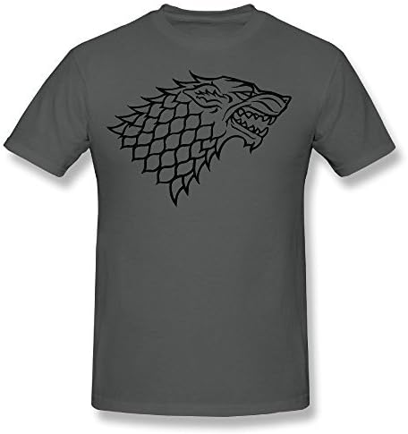 HAOJIA Men's House Stark Logo T-shirt XXL DeepHeather