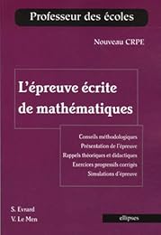 L' épreuve écrite de mathématiques