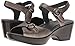 Dansko Women's June Flat Sandal, Pewter Nappa, 40 EU/9.5-10 M US