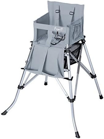 Creative Outdoor Folding High Chair, Gray