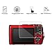 AKWOX (Pack of 3) Tempered Glass Screen Protector For Olympus Tough TG-5 TG-4 TG-3, [0.3mm 2.5D High Definition 9H] Anti-scratch Optical LCD Premium Protective Cover