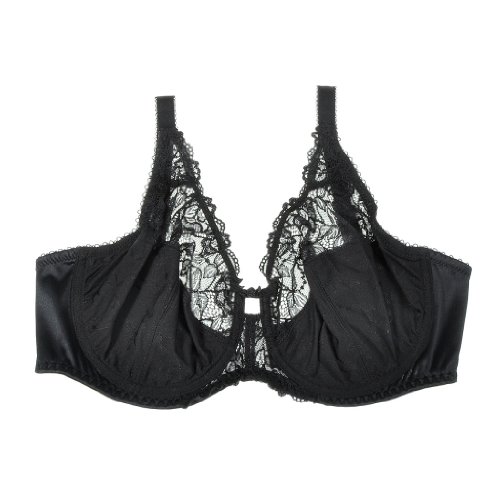Delimira Women's Beauty Lace Non Padded Minimizer Full Figure Underwire