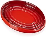 Le Creuset Stoneware Spoon Rest Cerise Oval 11.4x15.1x8.2 cm 43 g view 2
