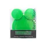 ResOlution Caps Universal Caps for Cleaning, Storage, and Odor Proofing Glass Water Pipes/Rigs and More - Green