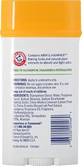 ARM & HAMMER Essentials Solid Deodorant Clean Wide Stick 2.5 oz Pack of 3 view 3