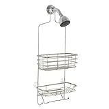 Zenna Home 7704ST Over-The-Showerhead Caddy, Stainless Steel