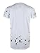 Screenshotbrand Mens Hipster Hip-Hop Premium Tees - New York Latest Fashion 2 Way Sequins Shirt