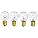 OCS Parts 25W Hi-Intensity Light Bulbs, Replaces Lava Lamp Bulbs - Pack of 4