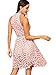 Floerns Women's Sleeveless Halter Neck Lace Cocktail Party A Line Dress Pink S