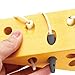 Montessori Activity Wooden 3 Pieces with Cheese and Apple Pears Baby and Kids Wooden Toys Toddler Travel Lacing Game for Plane Car Children Early Learning Educational Wood Block Puzzles boys/girls Abo