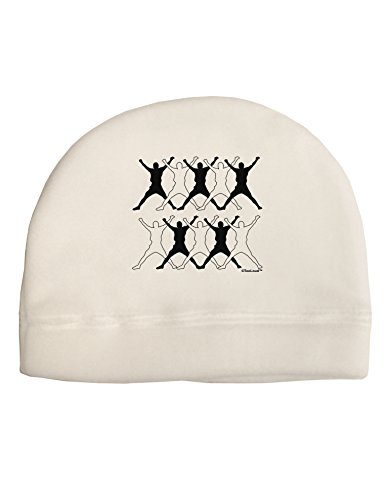 TooLoud Ten Lords A Leaping Text Child Fleece Beanie Cap Hat