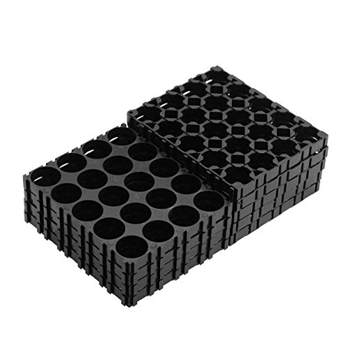 ZRM&E 10PCS 4x5 18650 Lithium Battery Holder Bracket 20 Cell DIY Battery Storage Box Protection Board 4P5S Fixed Combination Bracket Total 20 Holders