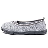 FootTech Women House Slippers Memory Foam Lightweight Anti-Skid Comfort Cotton Home Shoes Designed