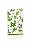 Ritz Kitchen Wears Print Velour Kitchen Dish Towel, Herb Thyme