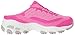 Skechers Sport Women's D'Lites a New Leaf Fashion Sneaker, Hot Pink Knit, 8 M US