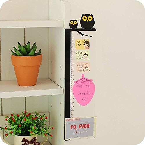 Goblin's Treasures Excelity Concise Monitor Message Board/Computer Monitors Side Panel/Notes Memo Board Message for Monitors,1Set (Left & Right) (owl) - Thumbnail 2