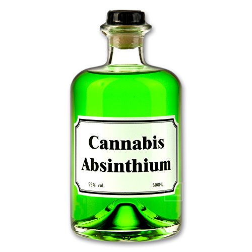 Cannabis Absinthium 0,5l - 55% vol. Alc. + 1x Absinth Glas"Versailles" 200ml + 1x Absinth Löffel"Antique" – Bild 3