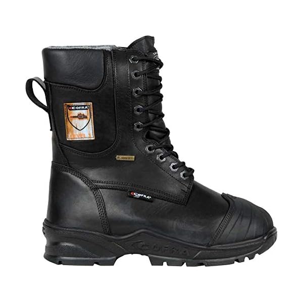 Cofra ENERGY SCR-Sicherheitsstiefel aus GORE-TEX mit Schnittschutz, schwarz, GrÃ¶Ãe 43, 21514-000