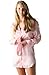 Alexander Del Rossa Del Rossa Womens Satin Nightshirt, Boyfriend Style Sleepshirt