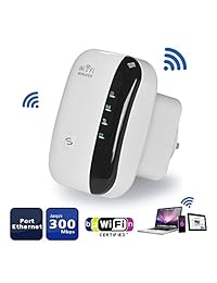 MakeTheOne   Amplificador amplificador de rango de señal WiFi inalámbrico de 300 Mbps, amplificador amplificador de rango de señal WI FI, mini 2,4 G, extensor de rango de señal WiFi portátil con WPS para Router Home