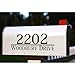 Maribeatty Mailbox Numbers Decal Custom Made Your Name and Address Maibox Vinyl Stickers Decor