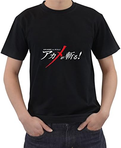 Akame Ga Kill Night Ride Anime T-Shirt Short Sleeve By Saink Black Size XL