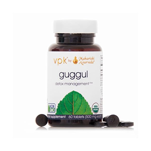 Organic Guggul - 60 Herbal Tablets - 500 mg ea. | Rejuvenate & Cleanse The Lymph System | Strengthens Joint Mobility…