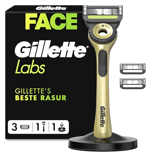 Gillette Labs Rasierer Herren, Champion Gold Edition, Metall, Gold