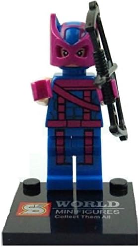 KorgisCollectibles Classic Hawkeye Minifigure Custom Building Block Toy