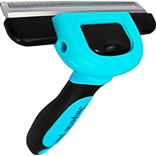 Imperial Pets Grooming & Deshedding Brush, Blue, Large
