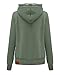 ZANZEA Ladies Autumn Hoodie Sweatshirts Long Sleeve Pockets Slim Tops Blouse Green 10