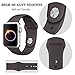 Inteny Apple Watch Band Series 1 Series 2, Soft Silicone Sport Band Replacement Wrist Strap for iWatch, 38mm S/M Cocoa