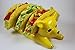 TRUE BORN Taco Holder, Ceramic Cute Dog Taco Stand for 3 Taco Shells with Fun Taco Socks. Mexican Fiesta Dinnerware.Ideal for Taco Tuesday or Cinco de Mayo Food Parties