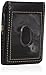 Guess Men's Montana  Slim Front Pocket Wallet, Black, One Size